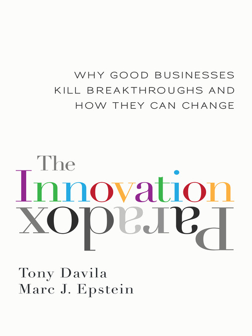 Title details for The Innovation Paradox by Tony Davila - Wait list